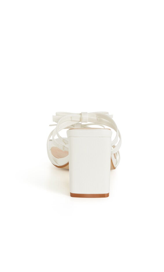 WIDE FIT Ava Mule - off white, WHITE, alternate image number null