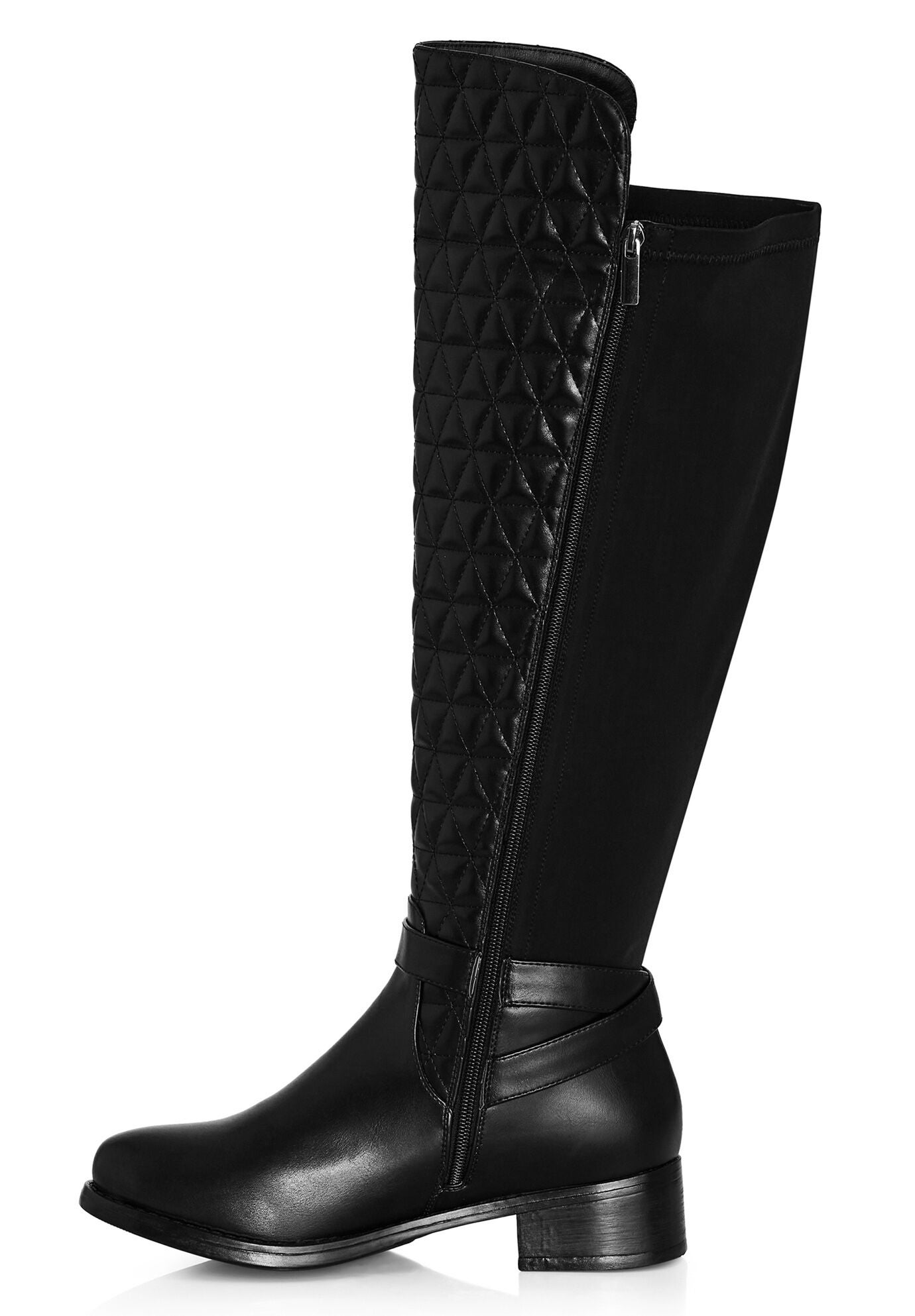Diana Wide Fit Tall Boot, BLACK, alternate image number 4