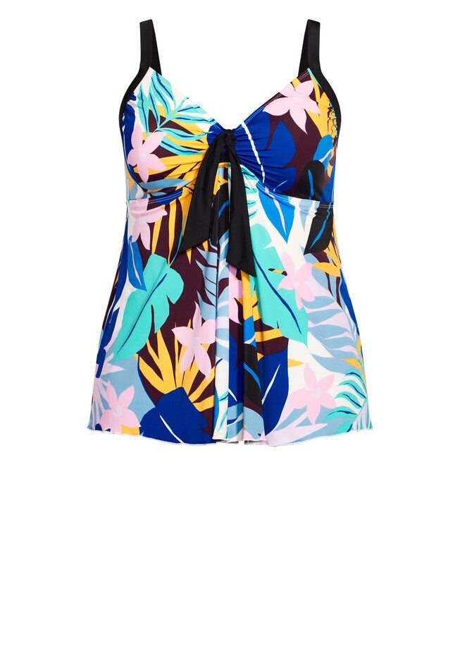 Fly Away Print Tankini Top, MATISSE, alternate image number null