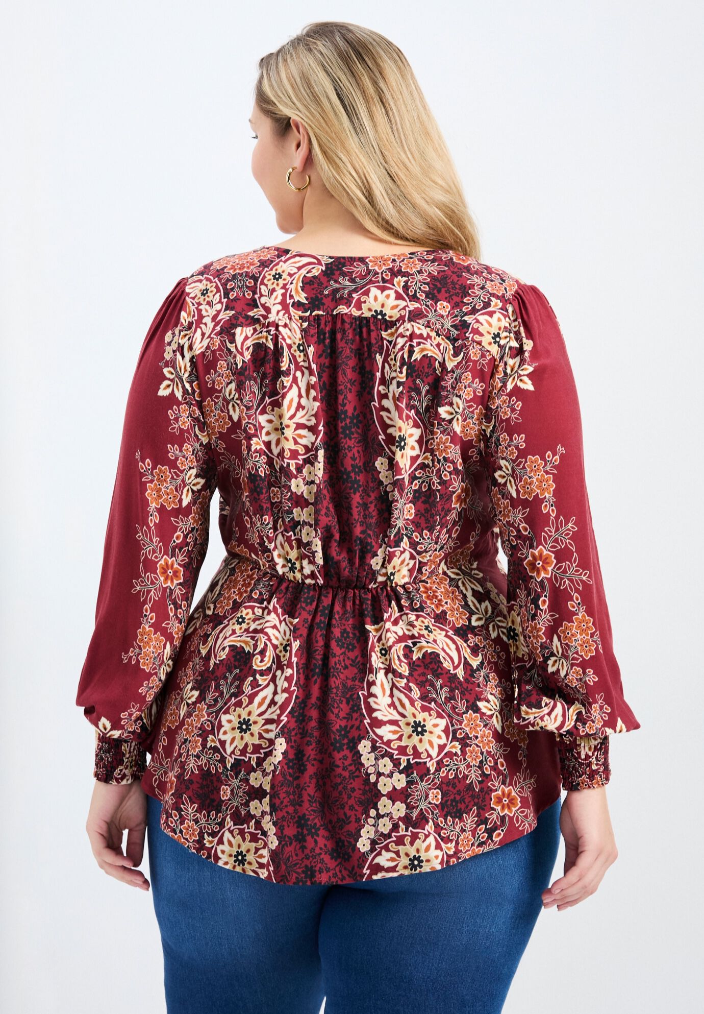 Bella Blouse, PORT, alternate image number 2