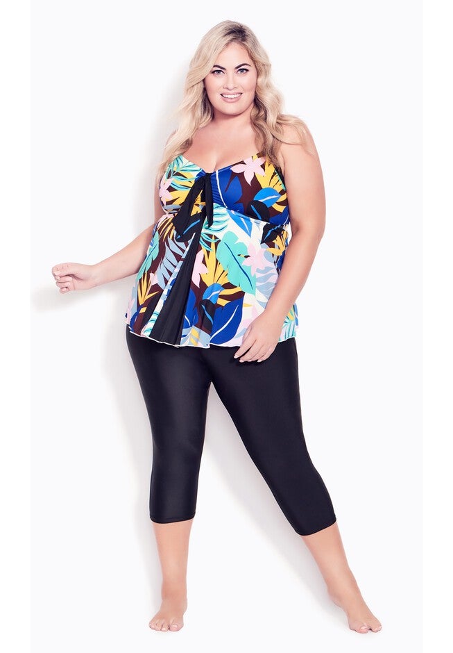 Fly Away Print Tankini Top, MATISSE, hi-res image number null