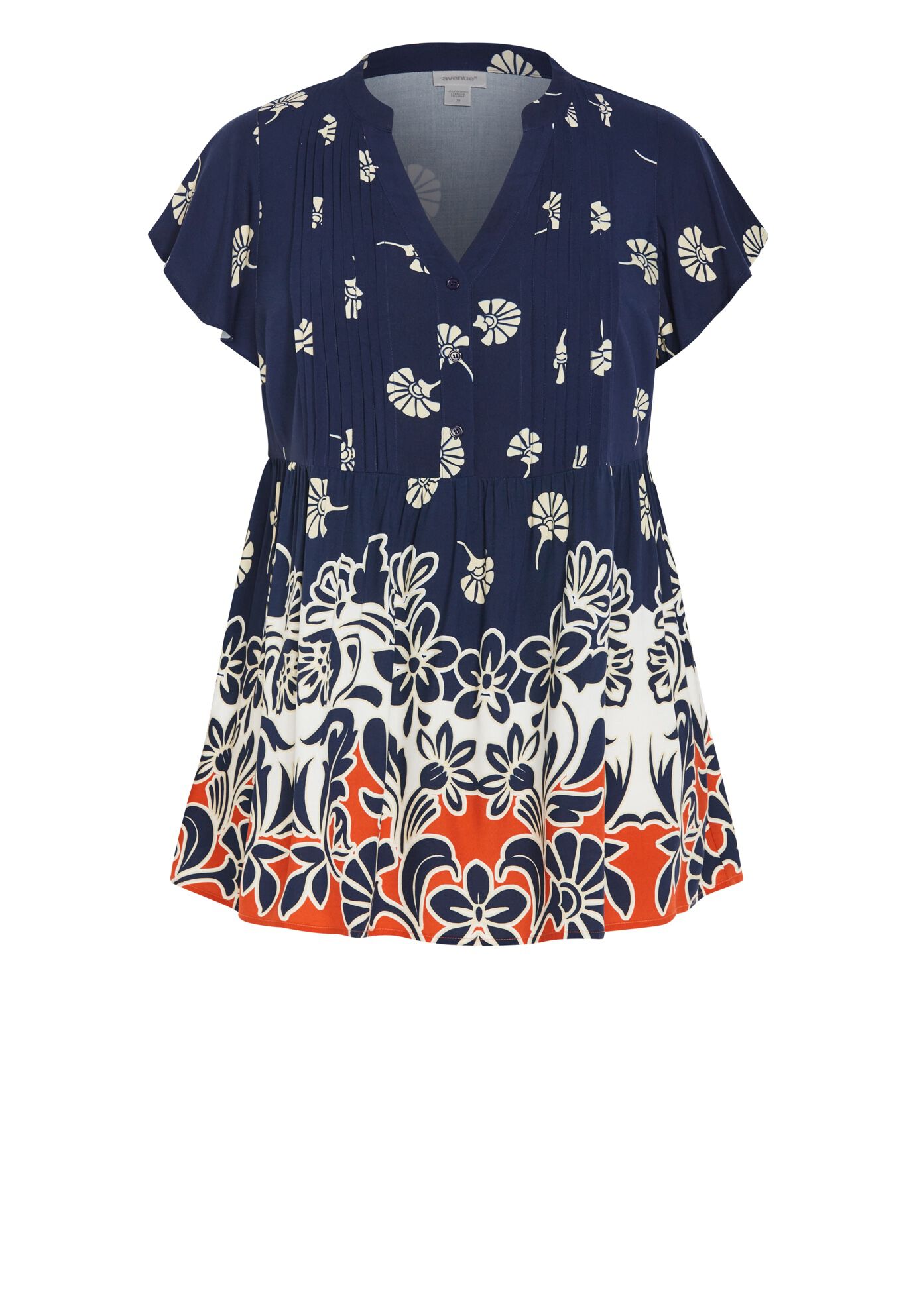 Amity Tunic, DANDELION BORDER, alternate image number 1