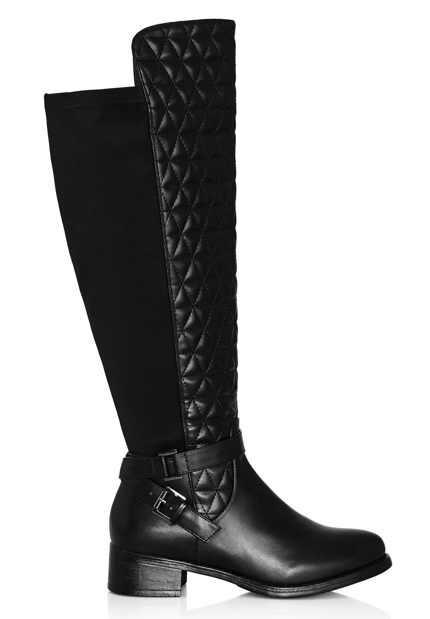 Diana Wide Fit Tall Boot, BLACK, alternate image number 3