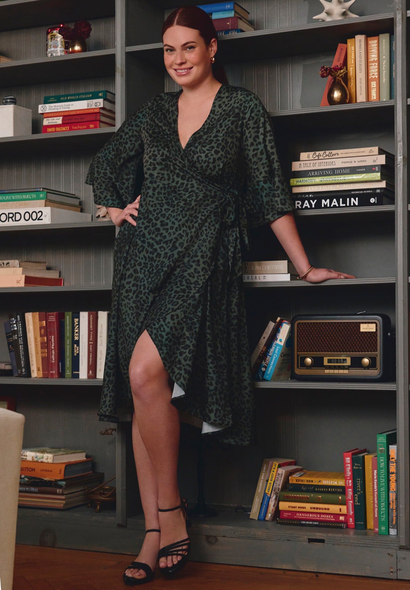 Charlotte Wrap Ruffle Dress