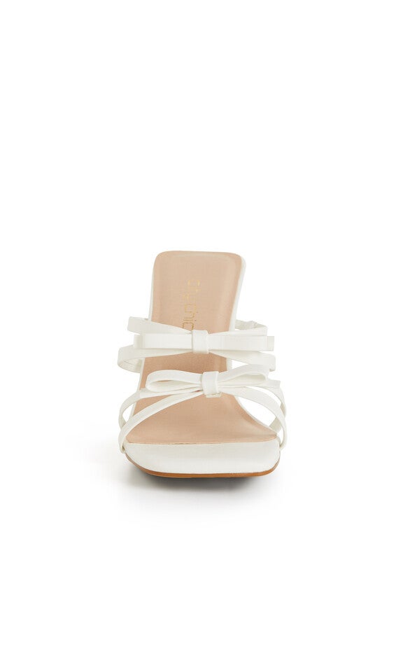 WIDE FIT Ava Mule - off white, WHITE, alternate image number null