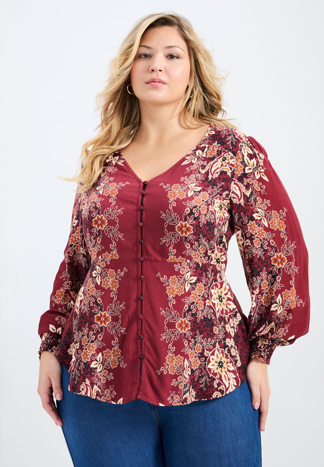 Bella Blouse, PORT, alternate image number 5