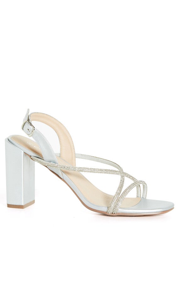 Sparkle Glitz Heel - silver, SILVER, hi-res image number null
