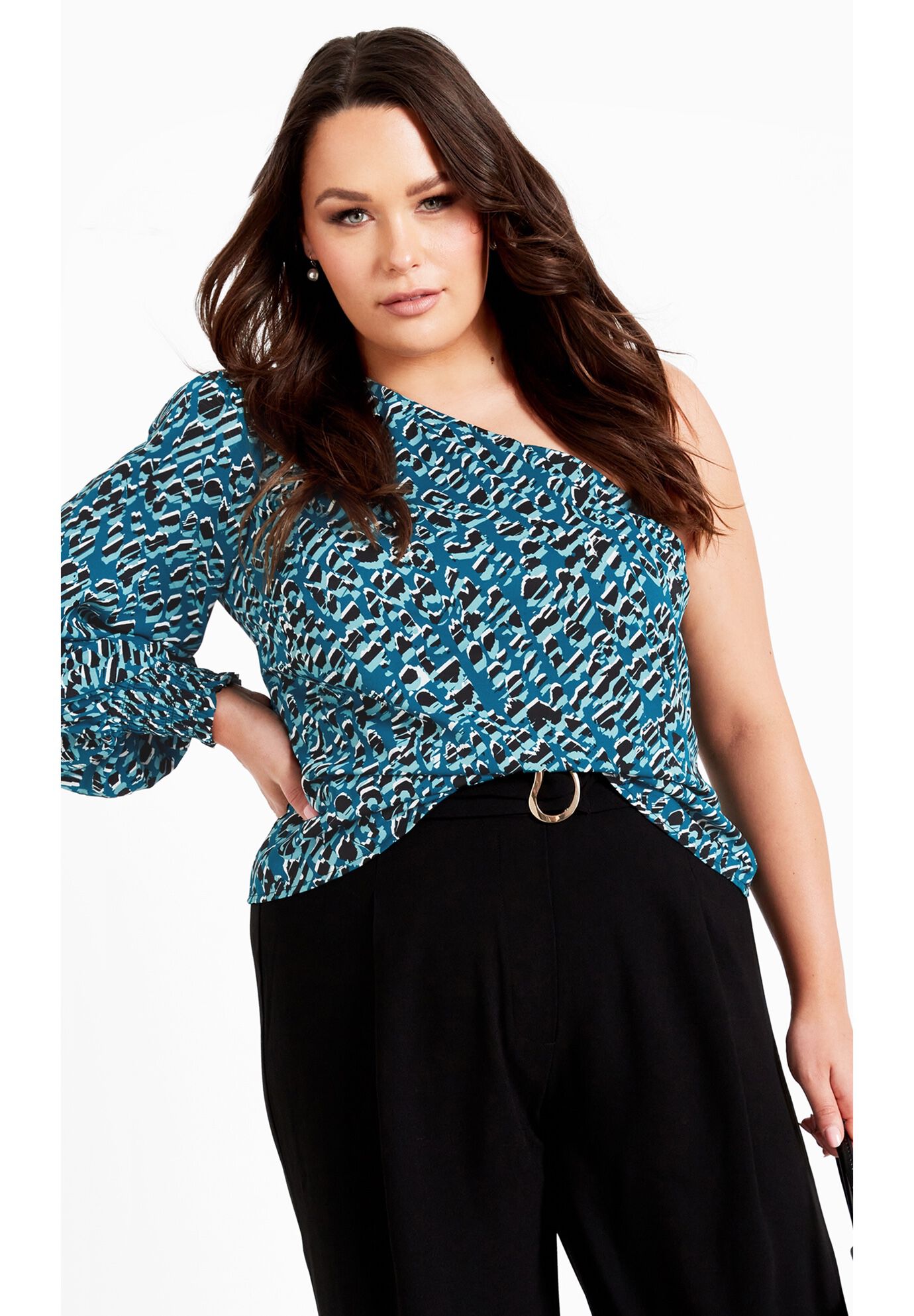 Eva One Shoulder Top, NOUVEAU, hi-res image number 0