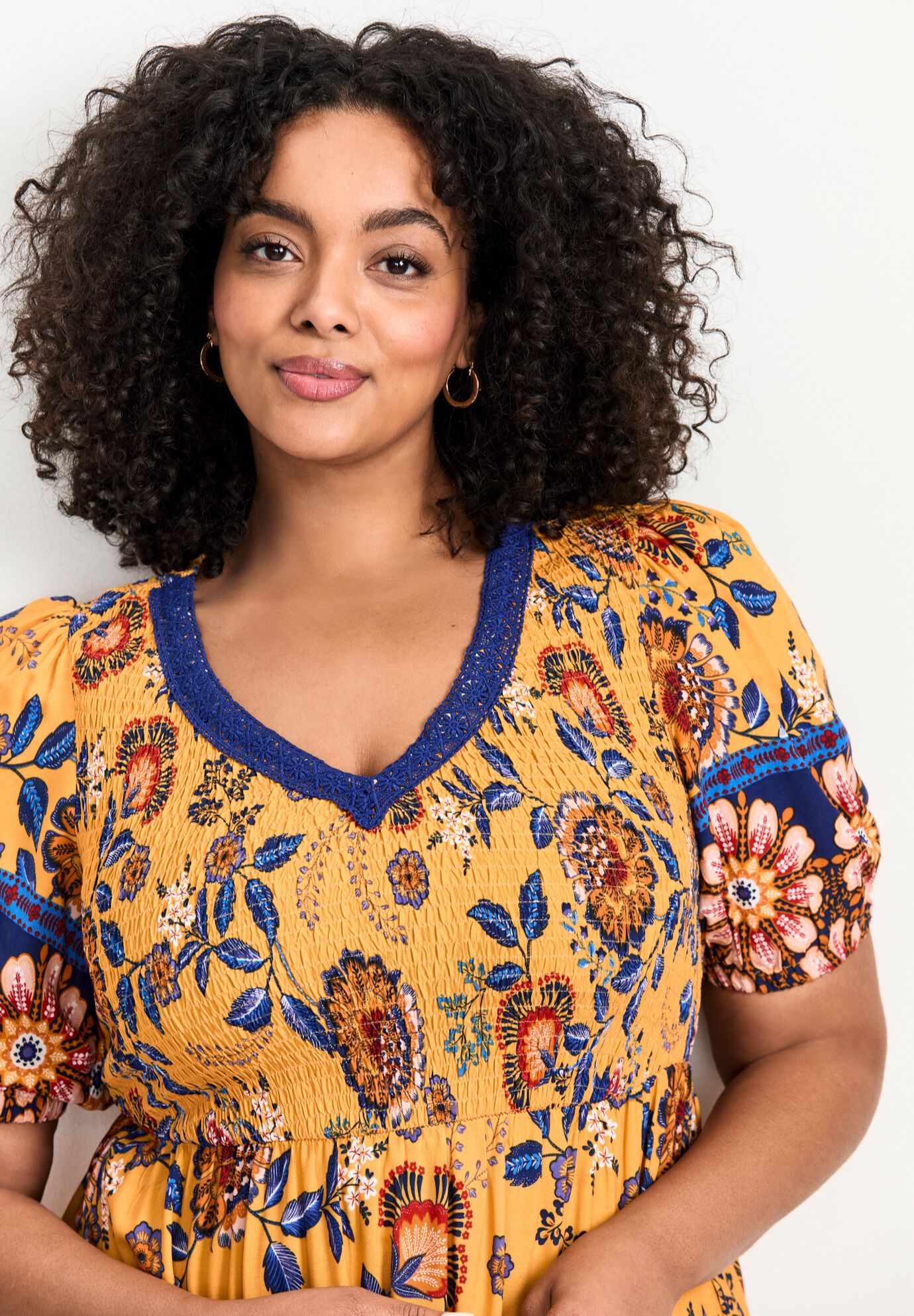 Eve Border Dress, GOLD BITTERSWEET, alternate image number 4