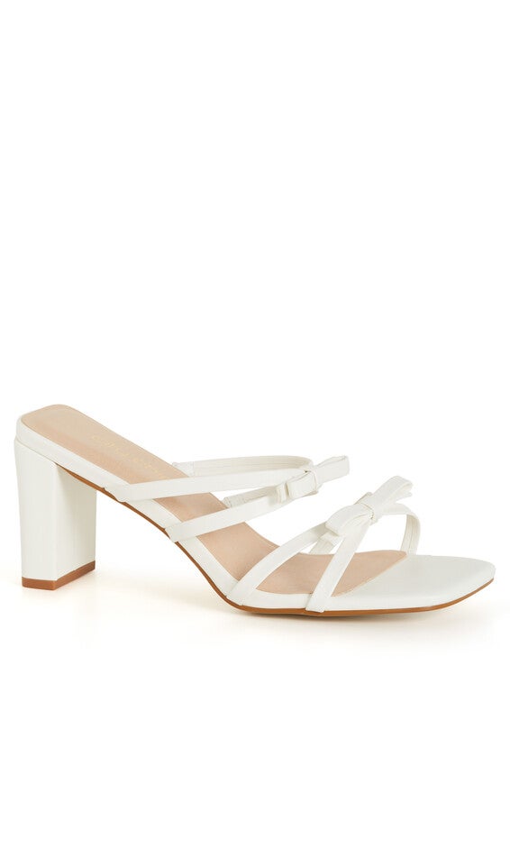 WIDE FIT Ava Mule - off white, WHITE, alternate image number null