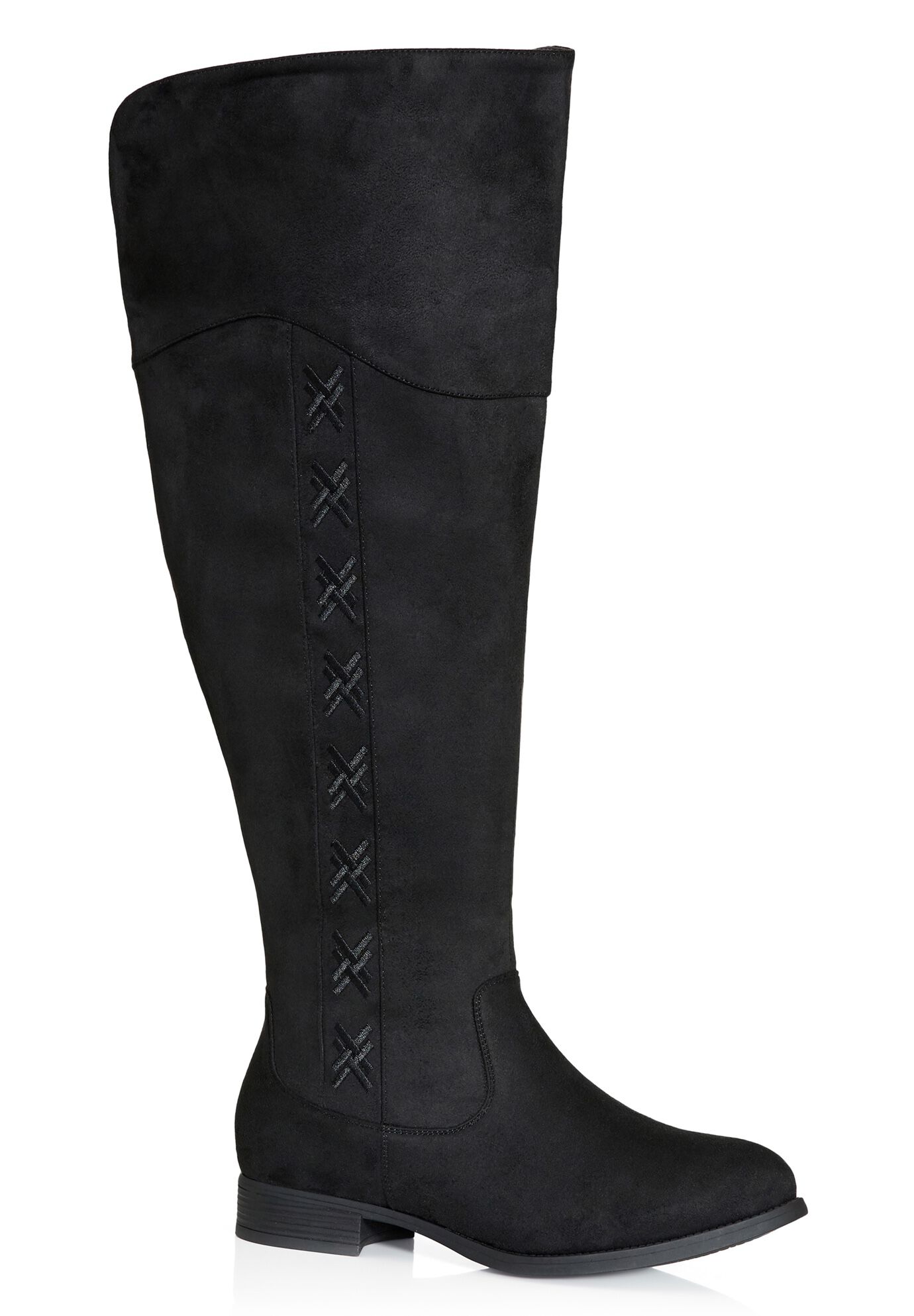 Nadia Wide Width Tall Boot, BLACK, on-hover image number 1