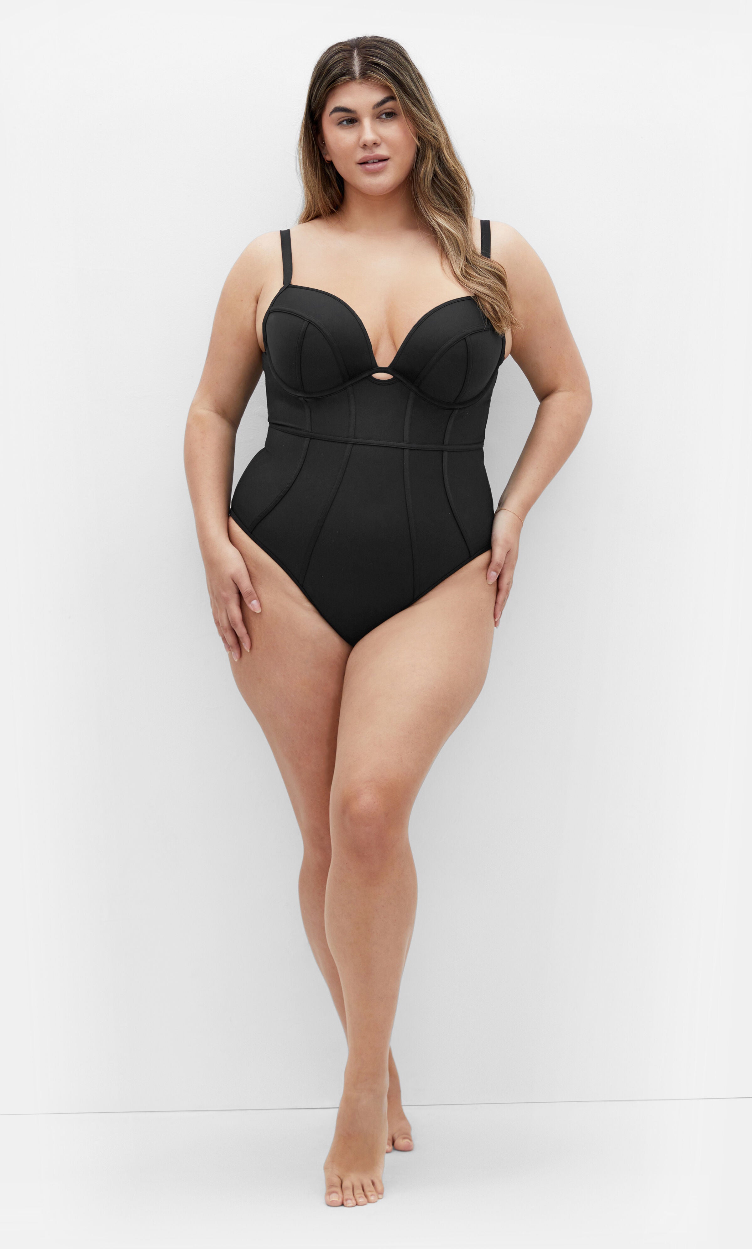 Grenada Underwire 1 Piece - black, BLACK, alternate image number 5