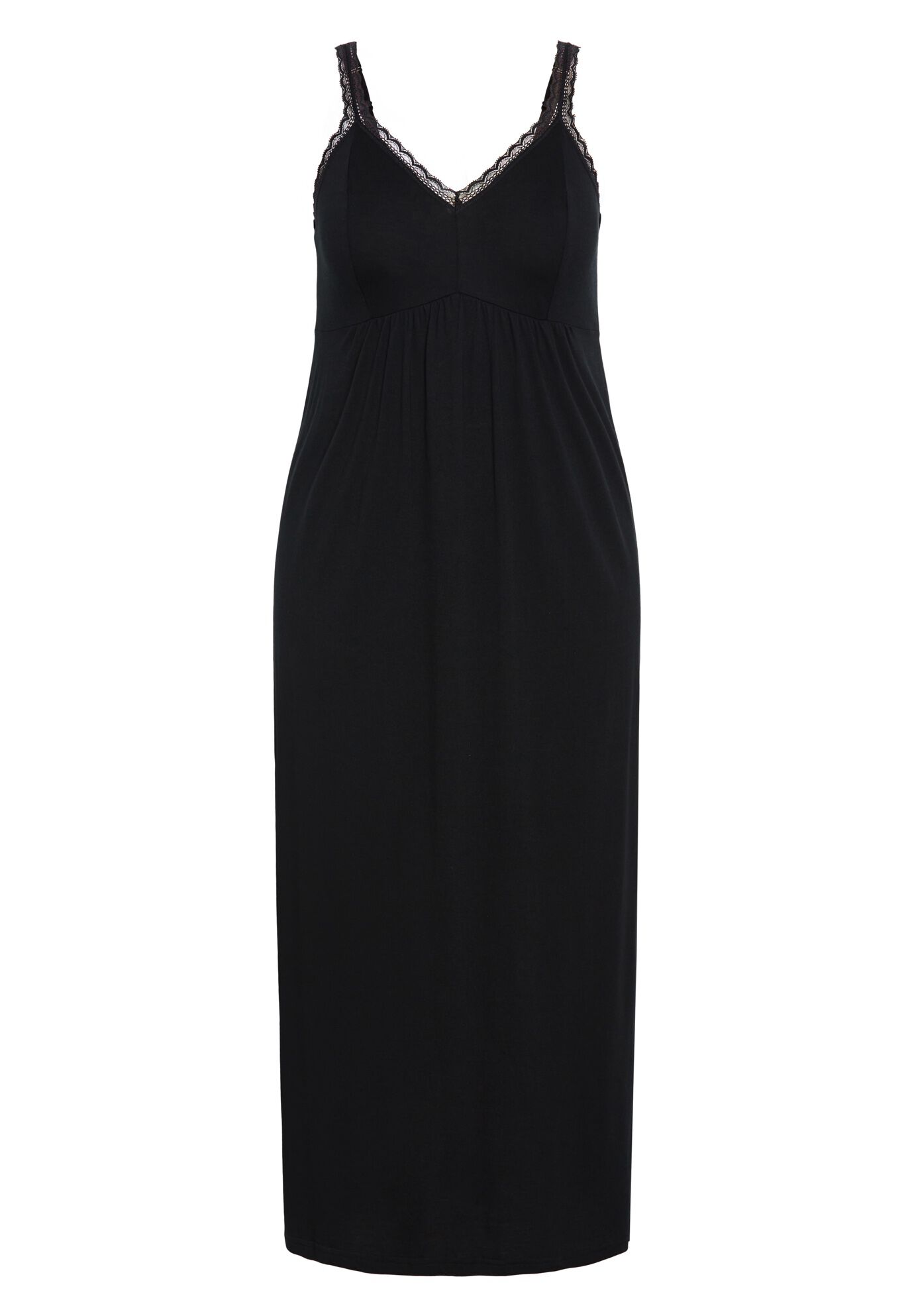 Lace Trim Sleep Maxi Dress Jessica London