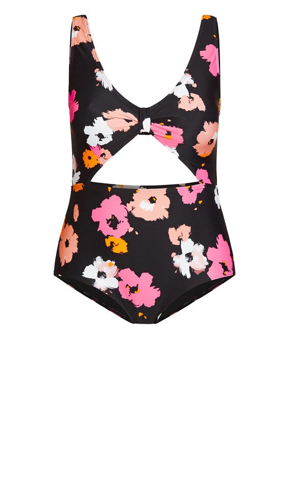 Izzy Print 1 Piece - black, BLACK, alternate image number 4