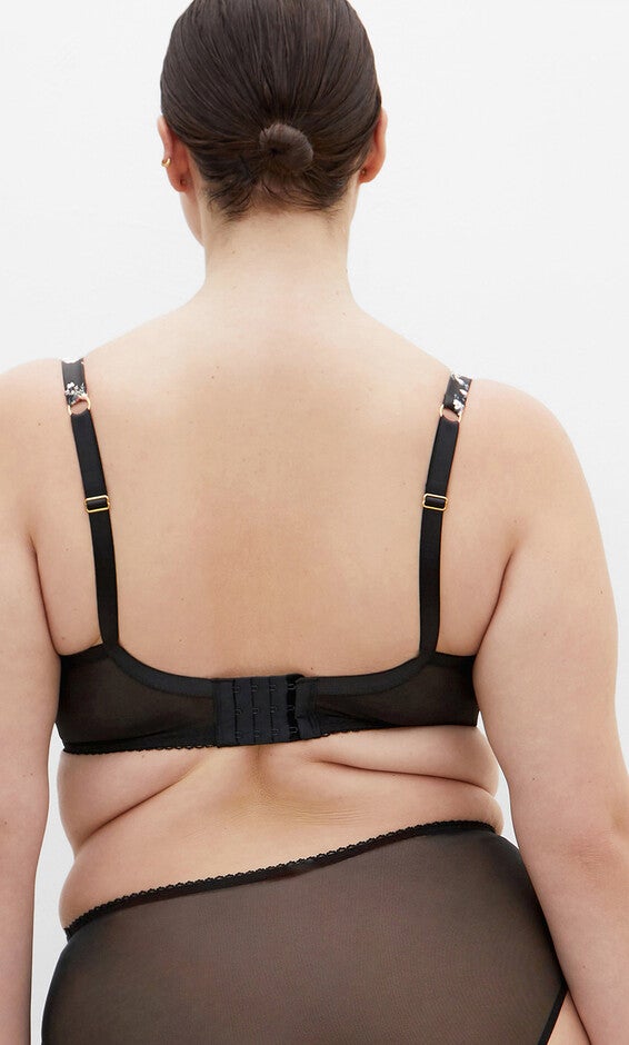 Romy Print Uplift Bra - black, BLACK, alternate image number null