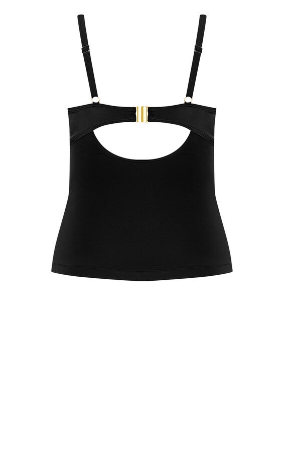 Azores Underwire Tank - black, BLACK, alternate image number null