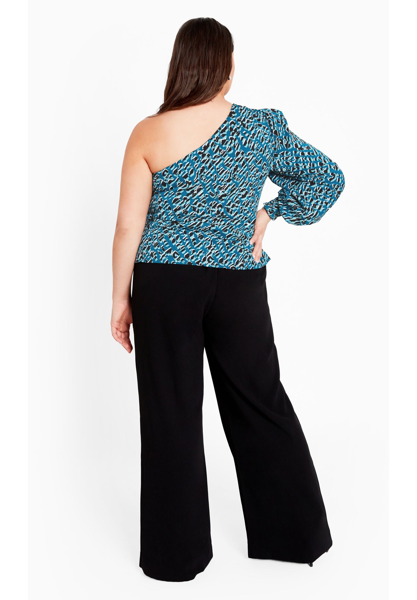 Eva One Shoulder Top, NOUVEAU, alternate image number 2