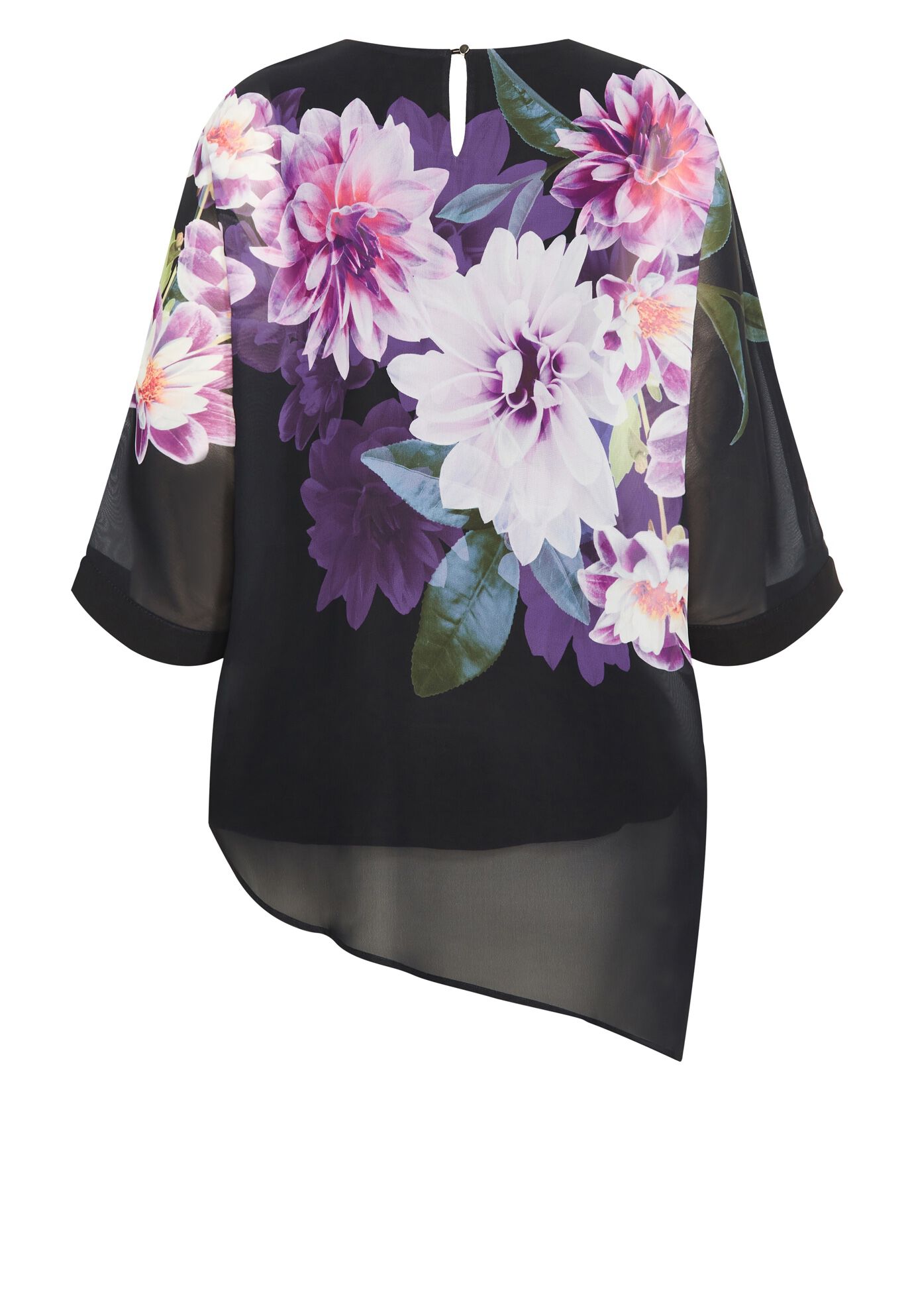 Violetta Top, VIOLET FLORAL, alternate image number 4