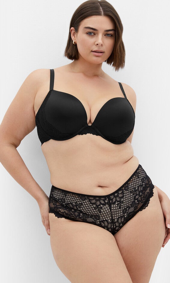 Allure Push Up Bra - black, BLACK, hi-res image number null