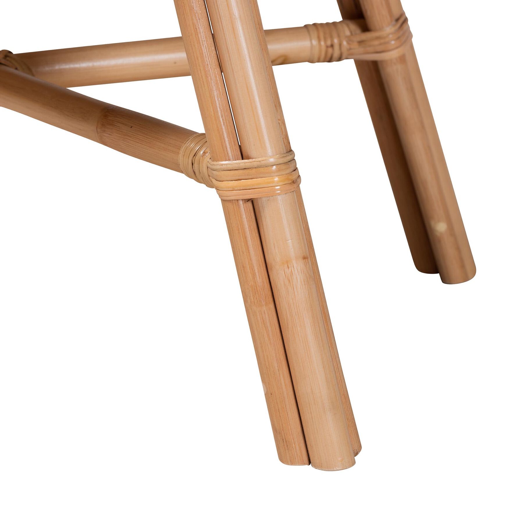 Panchali Modern Bohemian Natural Brown Rattan Nightstand, , alternate image number 5