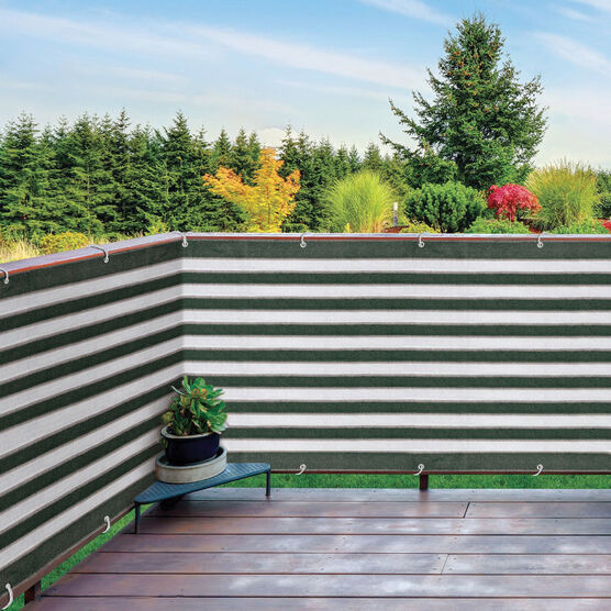 Deck/Fence Privacy Screen, GREEN, hi-res image number null