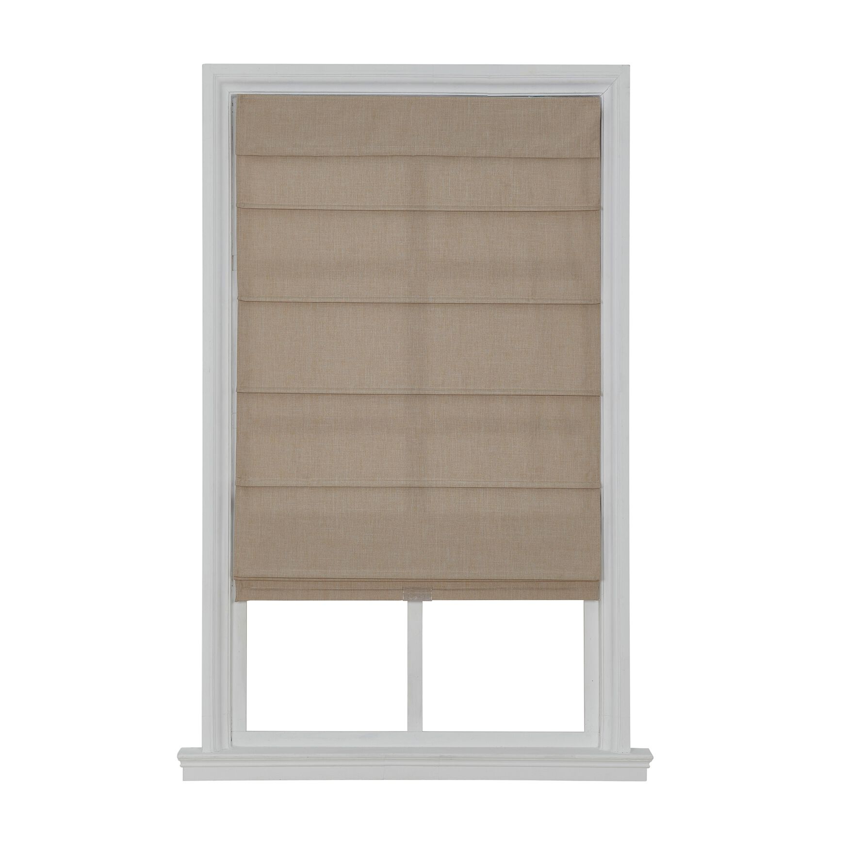 Cordless Light Filtering Fabric Roman Shades, , alternate image number 3