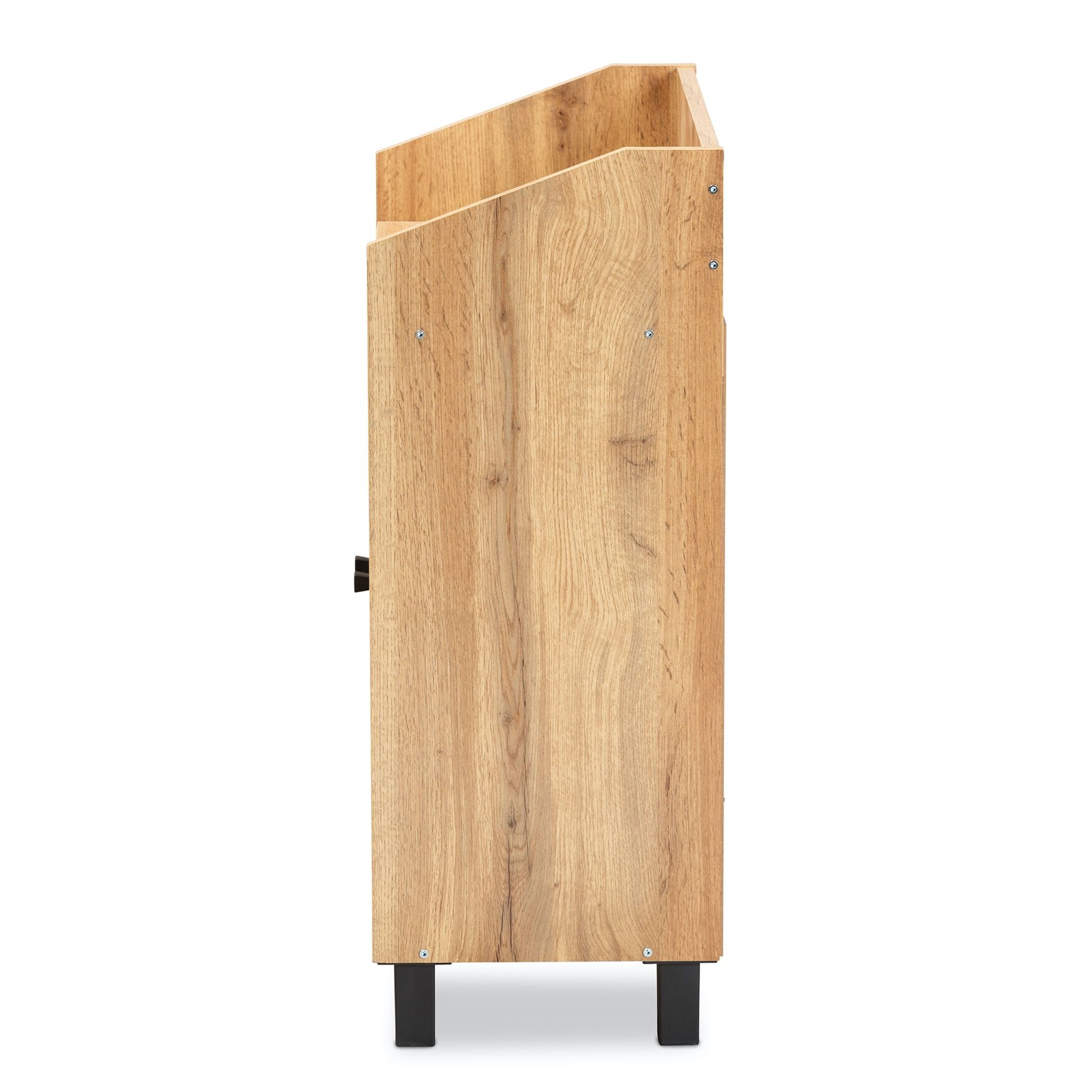 Rossin Wood 2-Door Entryway Shoe Storage Cabinet W Top Shelf Furniture, , alternate image number 10