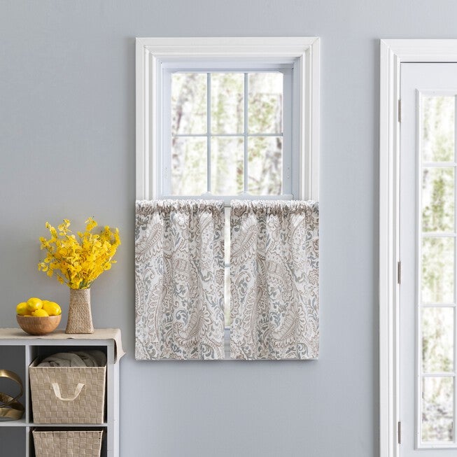 Shannon Curtain Rod Pocket Pairs, NATURAL, hi-res image number 0