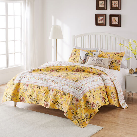 Finley Yellow Quilt Set, , alternate image number null