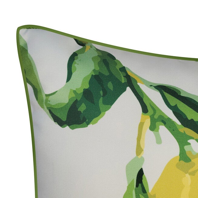 New York Botanical Garden® Indoor/Outdoor Oversized Lemon Decorative Throw Pillow 20X20, Leaf Multi, , alternate image number null