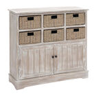 Brown Traditional Wood Storage Unit, 35 x 38, , alternate image number null