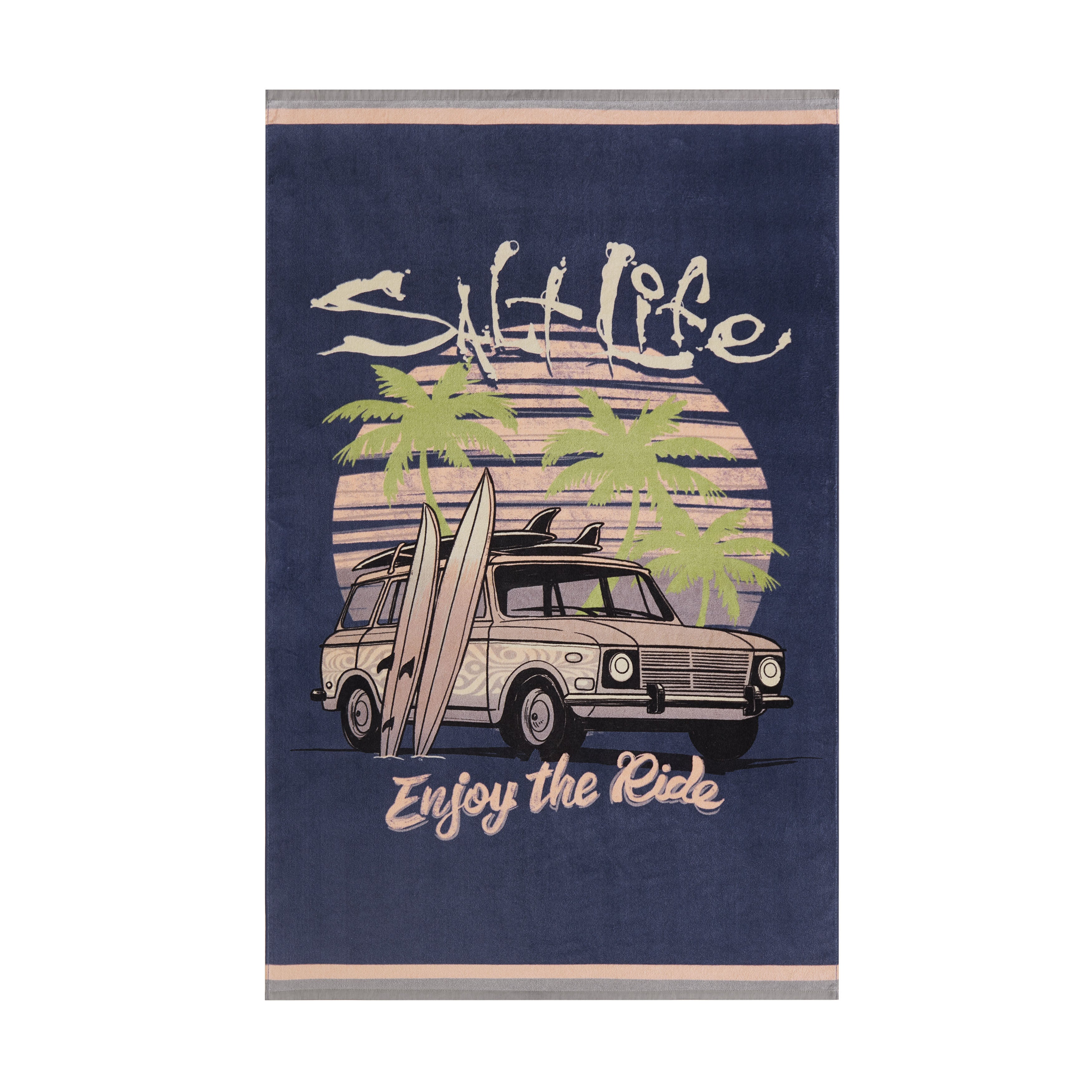 Adventure Vibe Beach Towel, INDIGO, alternate image number 2