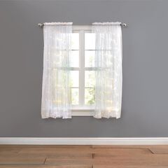 63" Pre-Lit Rod-Pocket Curtain Panel