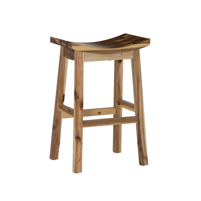 Archer Natural Saddle Barstool Backless Stools, LIGHT NATURAL MULTI, hi-res image number 0