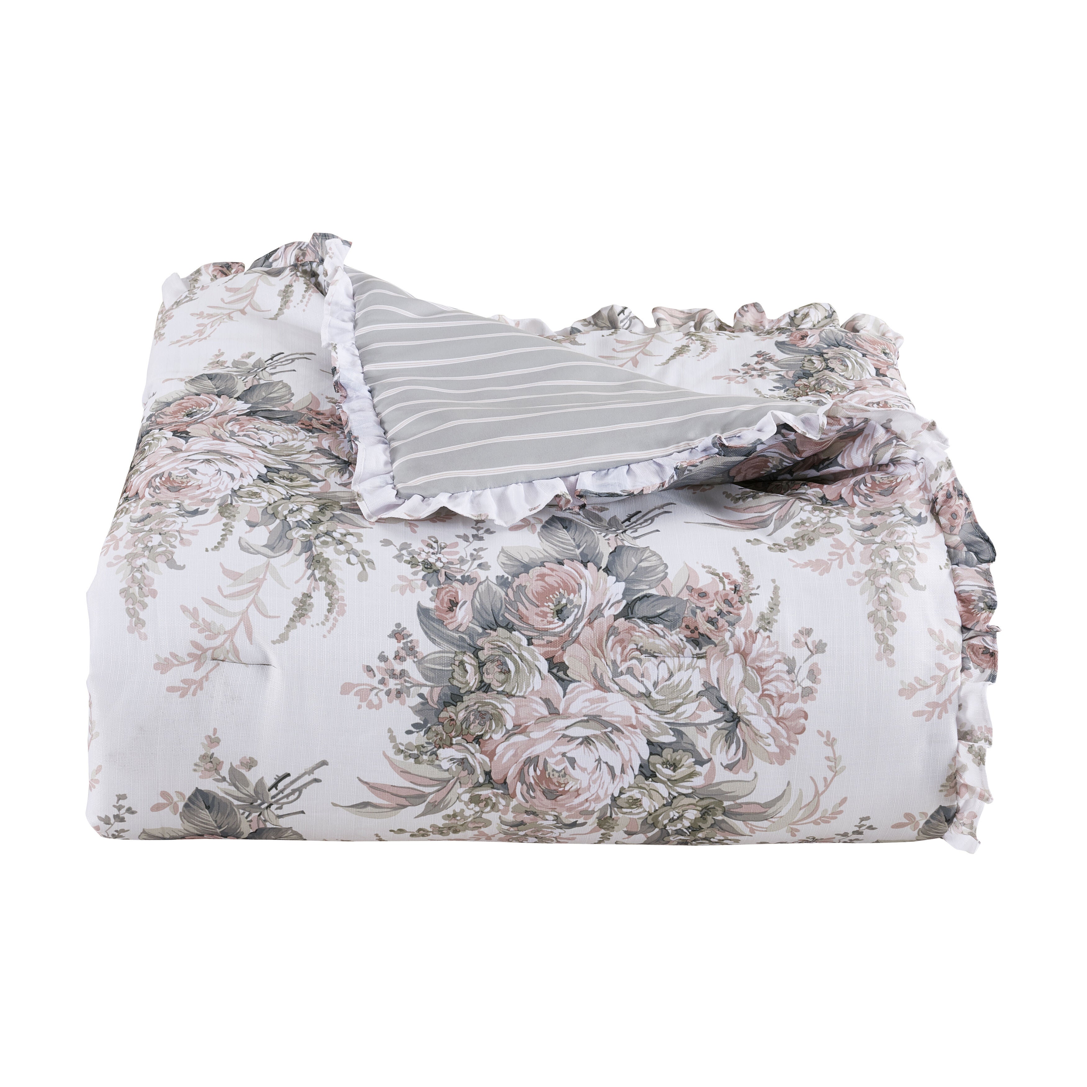 Estelle Blush 4 Piece Comforter Set, BLUSH, alternate image number 3