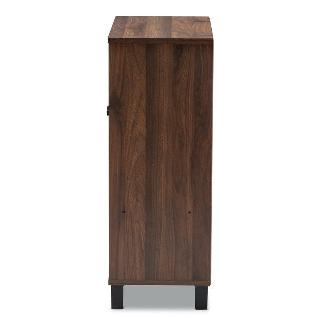 Rossin 2-Door Bottom Shelf Wood Entryway Shoe Storage Cabinet Furniture, , alternate image number null