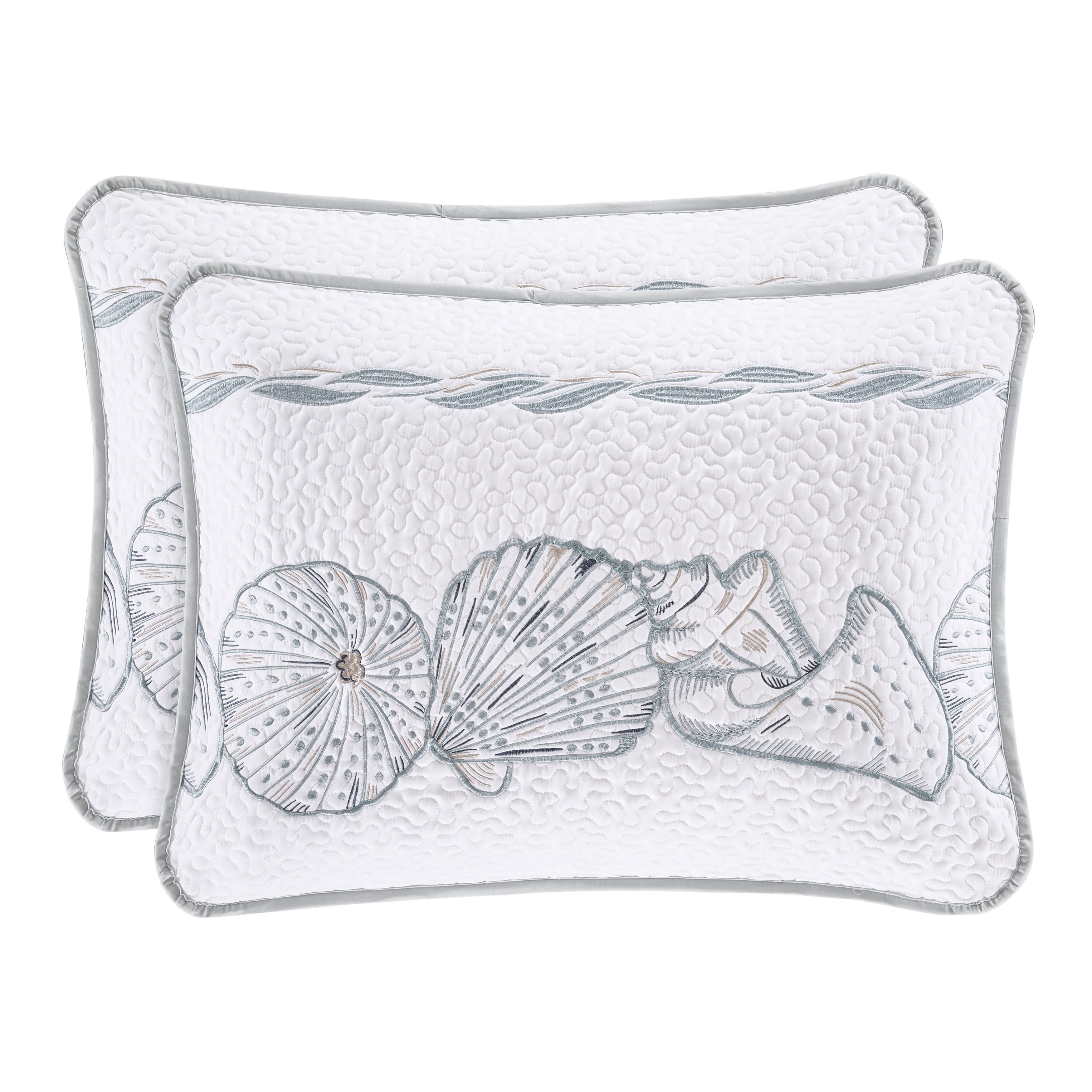 Water Front 3 Piece Quilt Set, BLUE, alternate image number 2