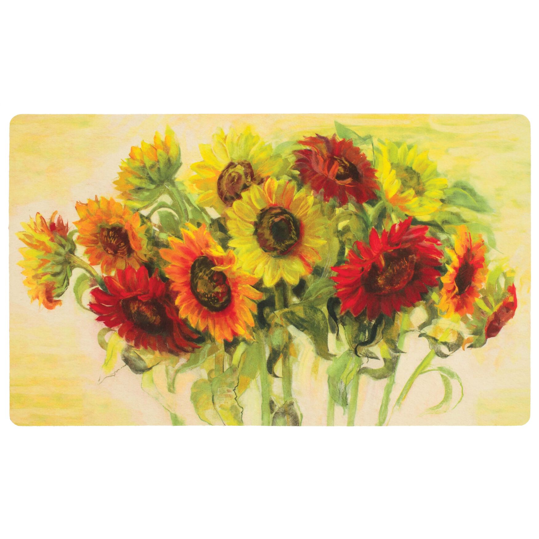 Gathering Sunflowers Multi 1' 6 inches X 2' 6 inches, MULTI, hi-res image number 0