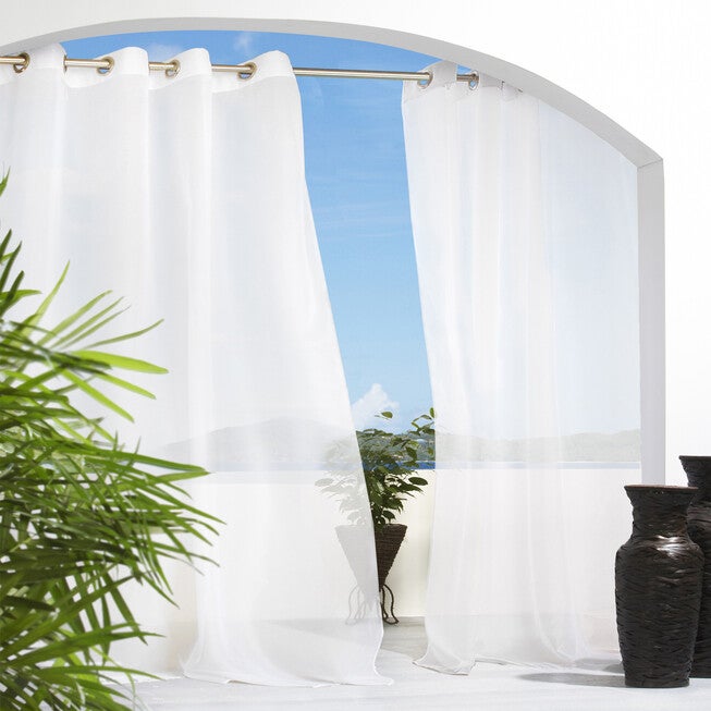 Cote d'Azure Grommet Top Panel, WHITE, hi-res image number null