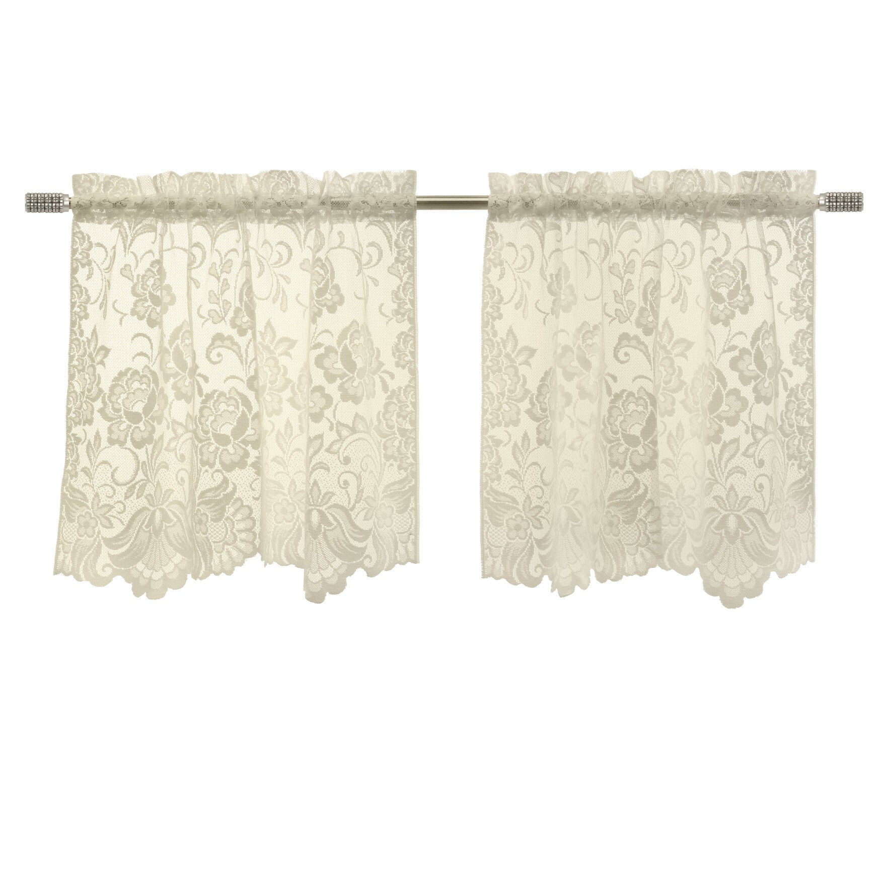 Limoges Sheer Rod Pocket Curtain Tiers, , on-hover image number 1