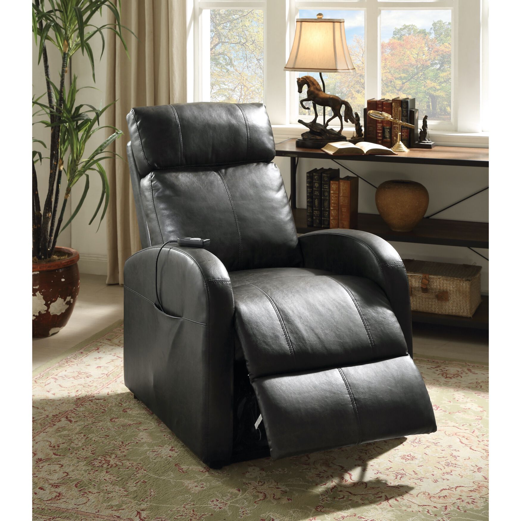 Recliner W/Power Lift, BROWN, hi-res image number 0