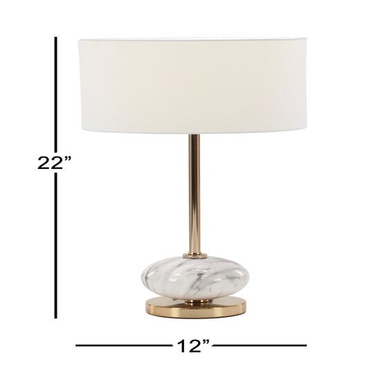 Gold Metal Glam Table Lamp, , alternate image number null