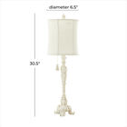 White Polystone Coastal Buffet Lamps, , alternate image number null