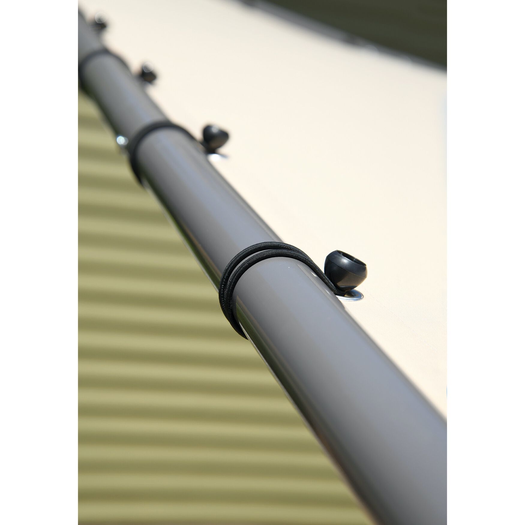 10x10 Pacifica Gazebo Canopy Charcoal Frame and Marzipan Tan Cover, , alternate image number 4