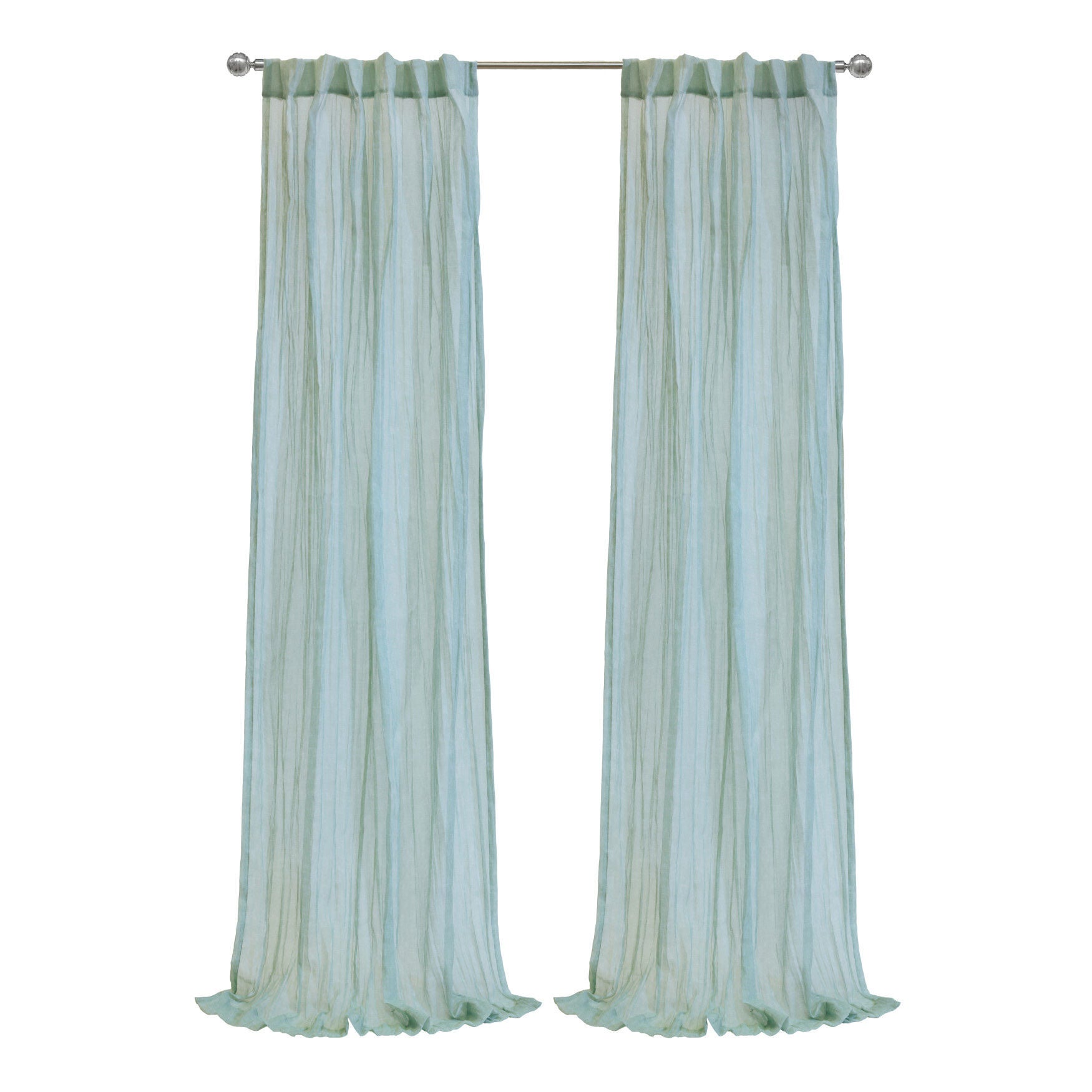 Paloma Sheer Dual Header Curtain Panel, , alternate image number 21
