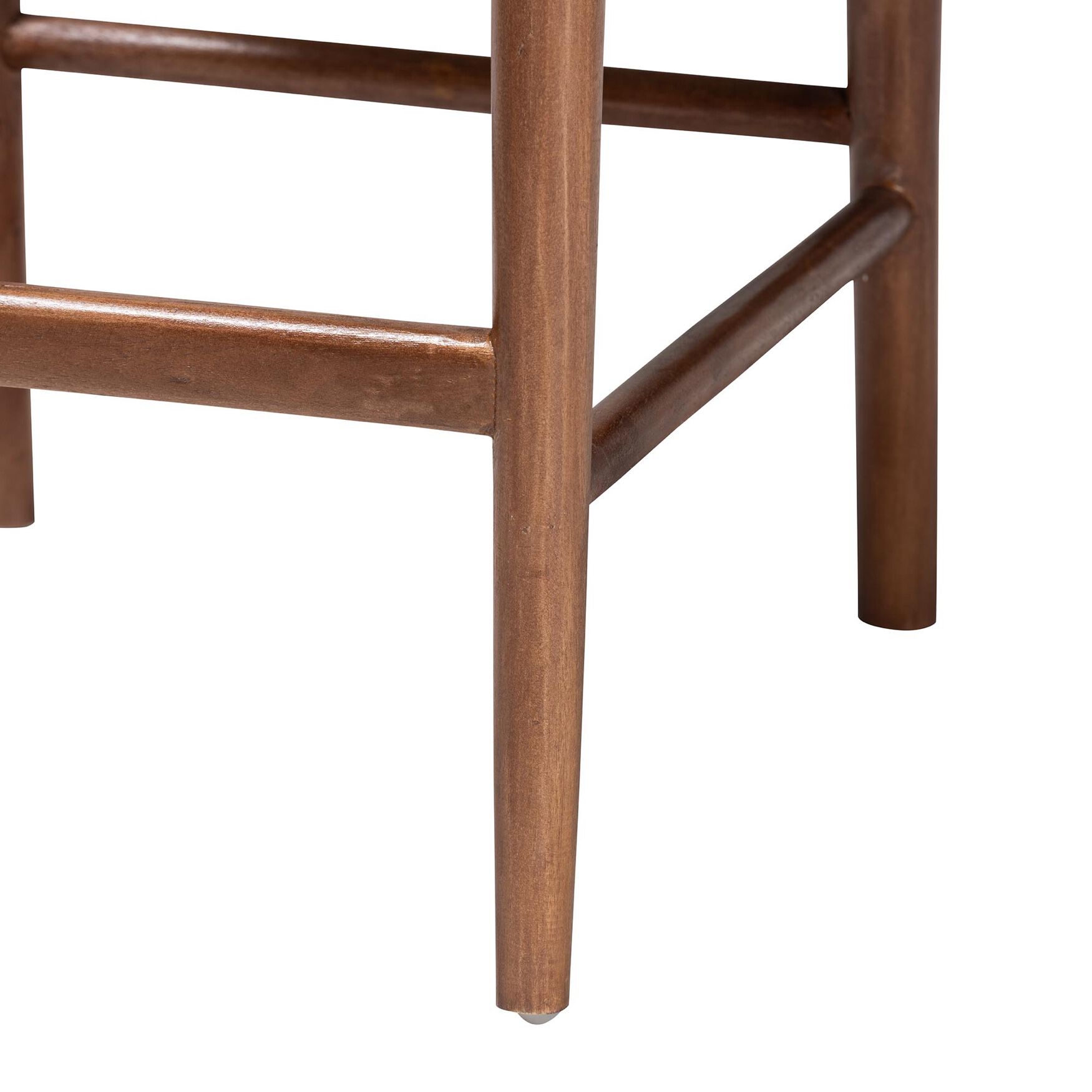 Maryland Modern Bohemian Natural Rattan and Acacia Wood Counter Stool, , alternate image number 11