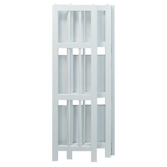 3-Shelf Folding Bookcase 14" Wide-White, , alternate image number null