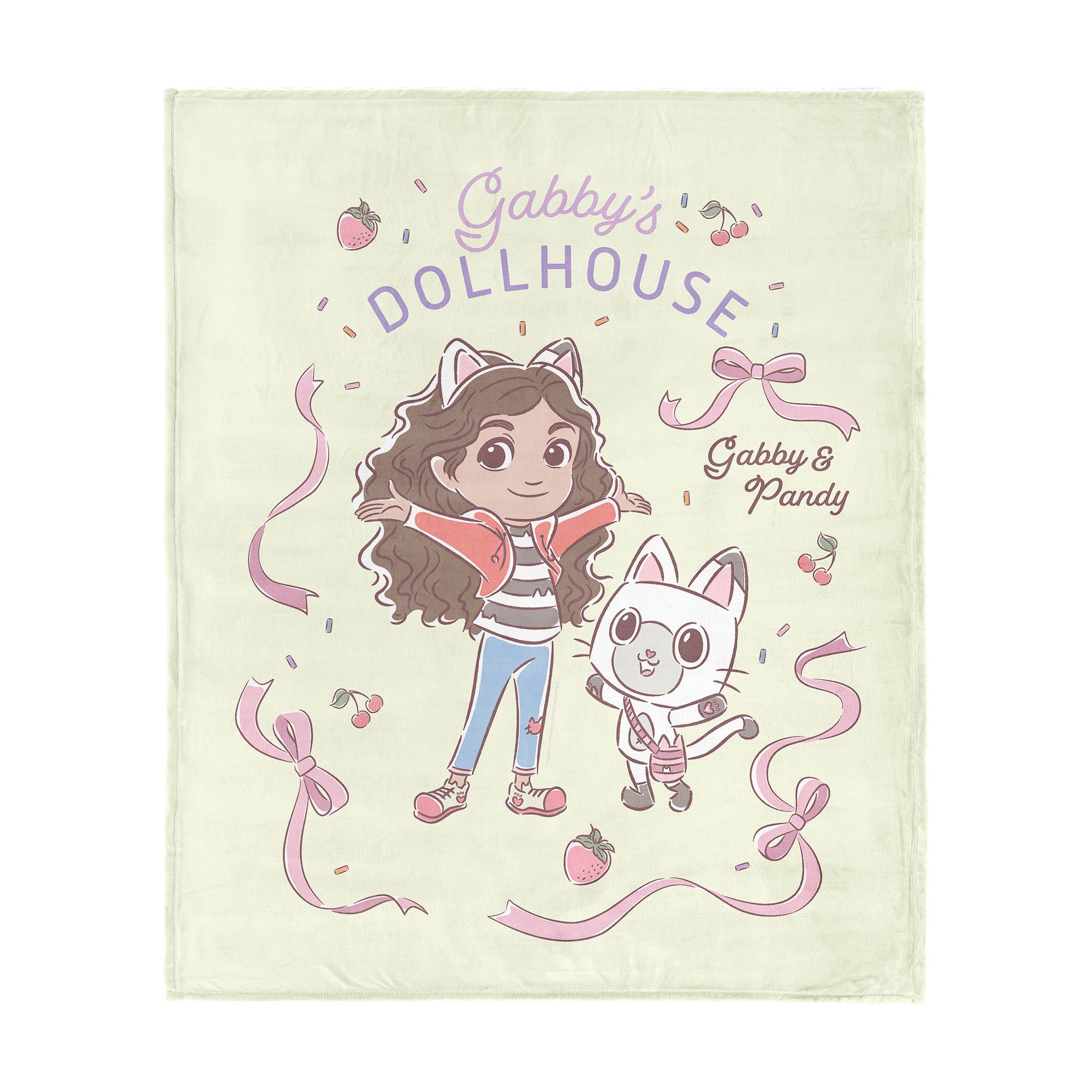 Universal Gabby's Dollhouse Silk Touch Throw Blanket 50x60 inches, GABBY AND PANDY, hi-res image number 0