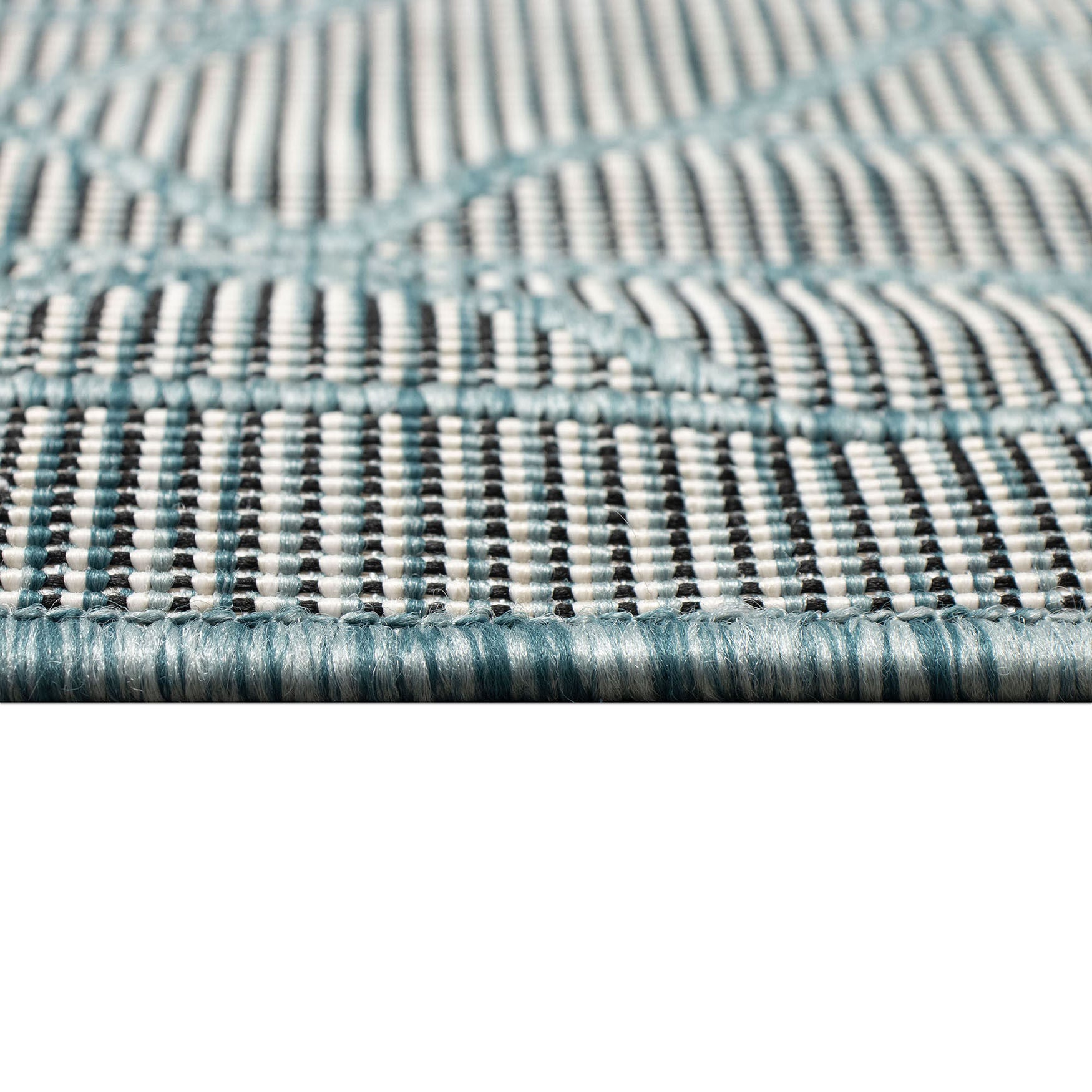Carmel Pyramid Indoor/Outdoor Area Rug Aqua, , alternate image number 2