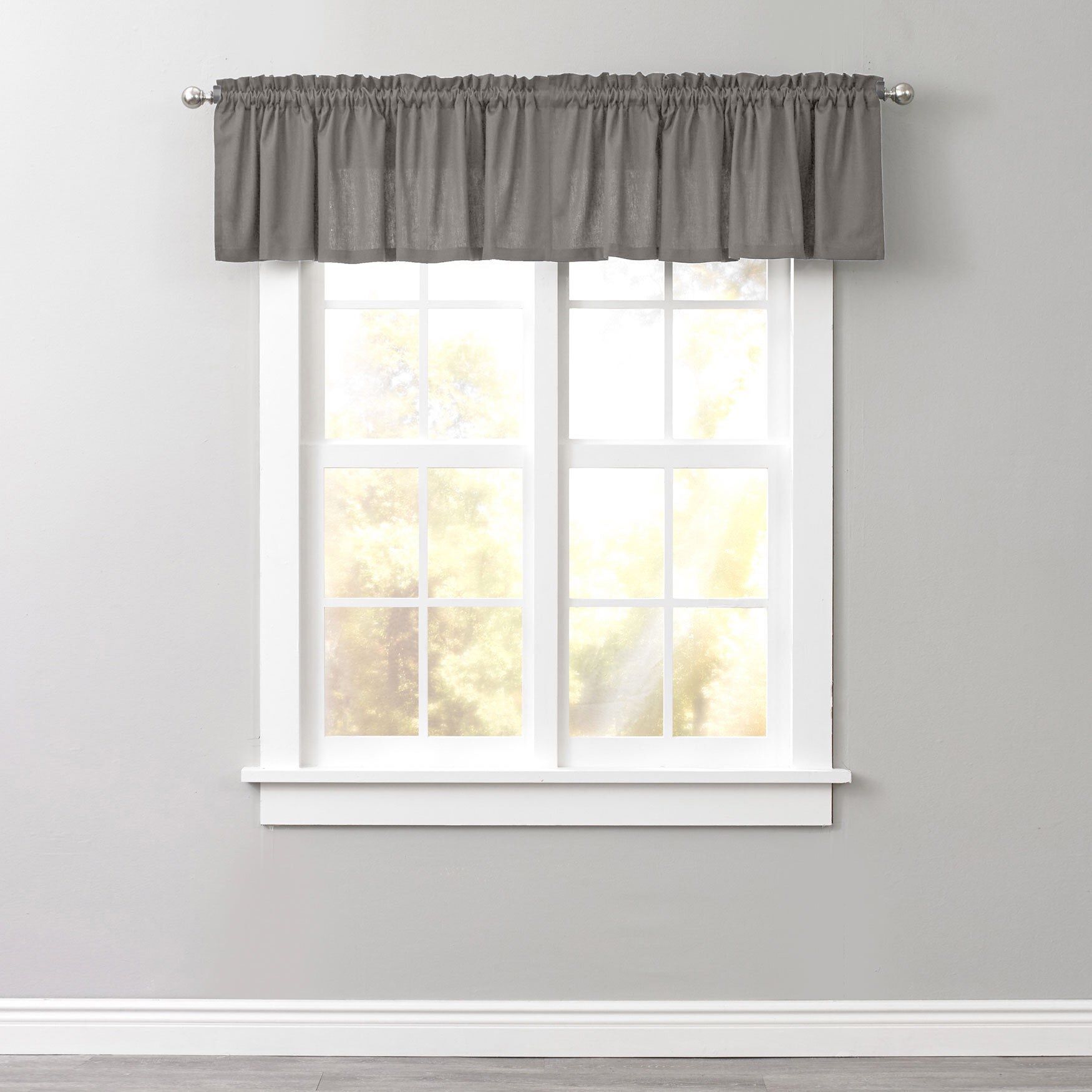 Poly Cotton Canvas Rod-Pocket Valance